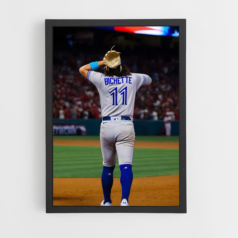 Poster bichette terrain – affiche Baseball (vue 2)